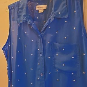 Liz Claiborne 2 pc Sleeveless Top/Camisole L